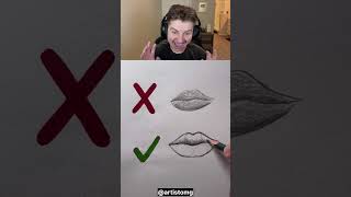 How To Draw Lips 😳 [upl. by Findlay]