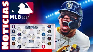 MLB ⚾ Posiciones de Comodin  Panorama Postemporada MLB 17 Septiembre 2024 Béisbol Grandes Ligas [upl. by Idaline417]