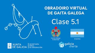 Obradoiro Virtual de Gaita Galega  Clase 51 [upl. by Luana]