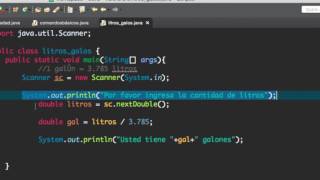 Litros a galones Eclipse JAVA [upl. by Pilar]