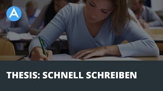 Bachelor  Master Thesis  Schneller schreiben mit diesen 12 Tipps [upl. by Einaffets]