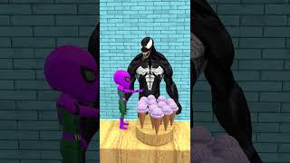 🍦Venoms Ice Cream Stolen by Spider man’s Sneaky Trick 😏🍭 gta [upl. by Ahseeyt]