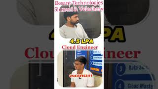 Congratulations Someshwaran Besant Technologies SIRUSERI student lands Cloud Engineer role [upl. by Pollard]