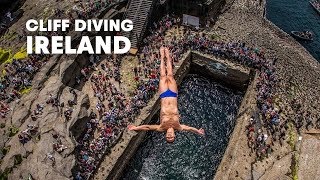 Diving from Irish skies  Red Bull Cliff Diving World Series 2014 [upl. by Cohl]