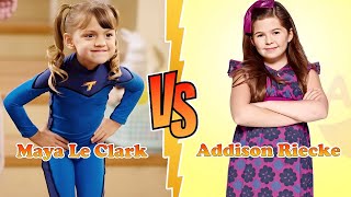 Maya Le Clark VS Addison Riecke Nora Thunderman Transformation ★ From Baby To 2023 [upl. by Nolram]