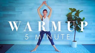 Warm Up Exercises before Workout  5 minute Workout Warm Up for Beginners amp Seniors [upl. by Yemorej]