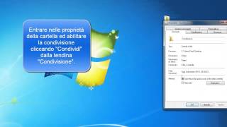 Come condividere in rete cartelle con Windows 7 [upl. by Dorri]