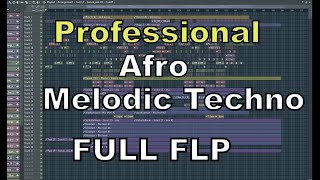 AFRO HOUSEAFRO MELODIC TECHNO Fl STUDIO FUll Template 68 [upl. by Eade461]