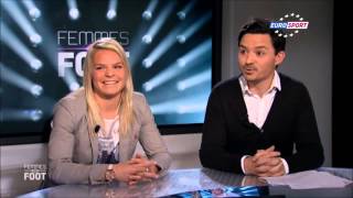 Emission Femmes 2 Foot Eurosport Eugénie Le Sommer 2015 [upl. by Mohun]