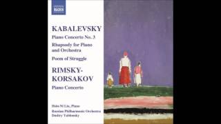 Kabalevsky Piano Concerto No3 [upl. by Glynn920]