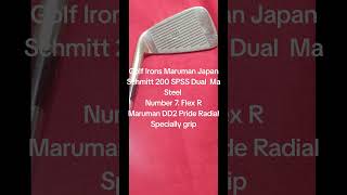 Golf Irons Maruman Japan Schmitt 200 SPSS Dual Ma Steel Flex RMaruman [upl. by Maisel]