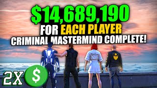 GTA 5 Online Criminal Mastermind 14689190 For Each Players From Fleeca To The Pacific Standard [upl. by Friedrick]