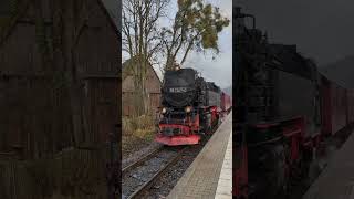 Dampflok in Wernigerode  Steam locomotive in Wernigerode [upl. by Remas]