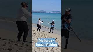 Mallorca playa de muro in playademuro Mallorca fishing mallemalatv mallorcasurfcasting8270 [upl. by Senn]