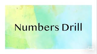 Numbers Drill 2 whole numbers and  for Steno [upl. by Evie]