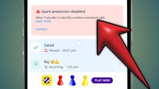 Spam Protection desabled  caller id disabled in truecaller  2024 [upl. by Macur111]