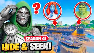 HIDE amp SEEK in Fortnite Season 4 Marvel [upl. by Cressler]