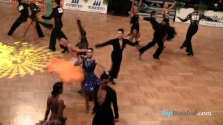 Andrey Gusev  Elizaveta Cherevichnaya GOC 2010 Stuttgart IDSF grand slam latin 5round  samba [upl. by Carolina]