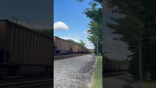 Ns 750 in Thomasville Nc train norfolksouthern coaltrain [upl. by Mariette]