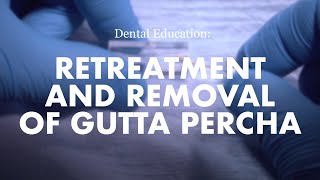 Endodontics Retreatment and removal of Gutta Percha [upl. by Krug]