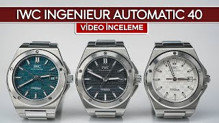 IWC Ingenieur Automatic 40 – Bilim Adamı Saatinden Lüks Spor Saate [upl. by Gutow130]