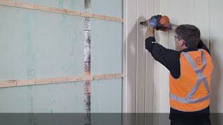 Linea™ Oblique™ Weatherboard  Vertical Installation with subtitles  James Hardie [upl. by Notlem924]