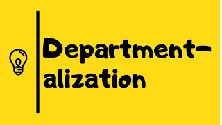 Departmentalization in UrduHindi [upl. by Carlen465]