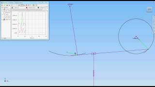 Four bar mechanism  speeds and accelerations [upl. by Bekaj572]