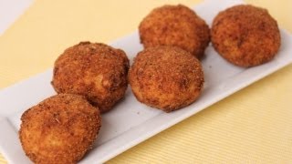 Homemade Rice Balls  Arancini  Recipe  Laura Vitale  Laura in the Kitchen Episode 452 [upl. by Rbma]