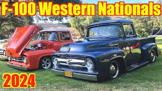 F100 Western Nationals 2024  Classic Ford Truck Show In Anaheim [upl. by Ylagam]