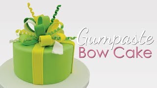 Bow Cake Tutorial [upl. by Attennod]