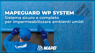 Impermeabilizzare docce  Sistema sicuro e completo  Mapeguard WP System [upl. by Oniratac]