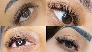 Online Eyelash Extensions TRAINING  Volume eyelash Extensions tutorial en Français [upl. by Alissa]