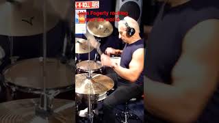 John Fogerty  rocking all over the world drumcover live therollingstones musician party [upl. by Bruis773]