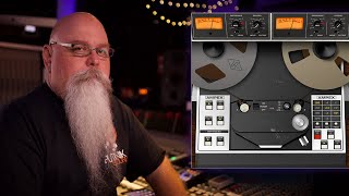 How to Create Slapback Tape Echo on Drums  UAD2 Ampex ATR102 [upl. by Osmo]