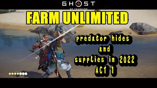 Ghost of Tsushima Farm unlimited predator hides and supplies in 2024  ACT 1  WORKS ON PC [upl. by Yebba]