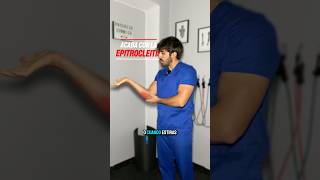 ❗️ACABA CON LA EPITROCLEITIS❗️gym sabiasque fisio doctor ejercicio cododegolfista tendon [upl. by Erine]