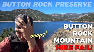 Button Rock Mountain Hike Gone Wrong Ended Up at Ralph Price Reservoir Button Rock Preserve [upl. by Egwan]