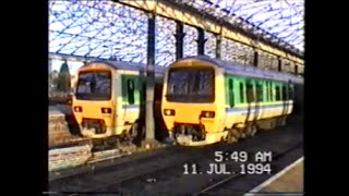 Trains In The 1990s Rugby 11th July 1994 [upl. by Acinorej]