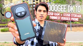 Doogee DK10 Thinnest Rugged Smartphone with 120W charging and Samsung Lens [upl. by Ennoval]