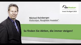 Invest 2015 I Aktien die immer steigen finden [upl. by Nare]