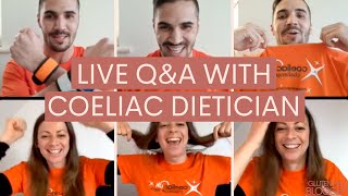 LIVE QampA WITH COELIAC SPECIALIST DIETICIAN [upl. by Yellhsa969]