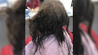 Mädchen kommt mit versauten Haaren zum Friseur  nach 13 Stunden passierte das Wunder [upl. by Puttergill]