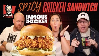 Spicy Chicken Sandwich Fast Food Competition [upl. by Araed375]