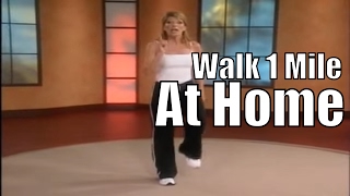 1 Mile In Home Walk  Walking Workout Videos [upl. by Gebelein]