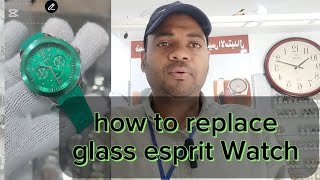 Broken Watch Glass Replacement  How To Fit a New Watch Glass घड़ी का शीशा कैसे बदले spirit watch [upl. by Letisha]