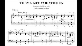 Schumann Ghost Variations WoO 24 Anderszewski Levit [upl. by Ellehcear]