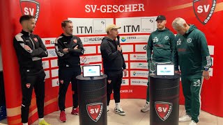 Pressekonferenz 14 Spieltag Heimspiel gegen Vorwärts Epe [upl. by Min]