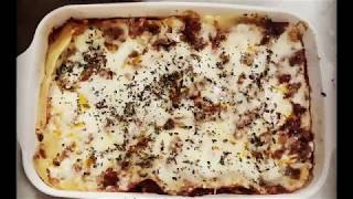 Recettes de lasagne maison facile et rapide  Homemade lasagna  وصفة اللازاني سهلة [upl. by Nulubez]