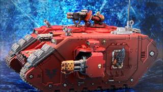 BLOOD ANGELS  Land Raider Tactics  7th Edition 2017 [upl. by Alleon817]